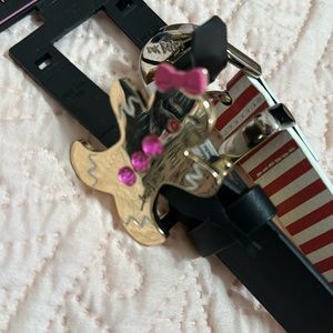 Betsey Johnson 2 for 1 Christmas belts